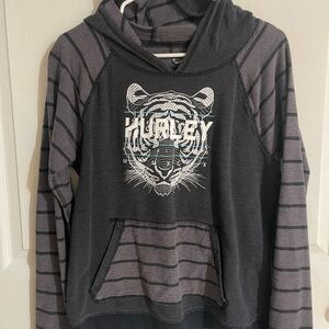 Hurley Charcoal and Black Hoodie
